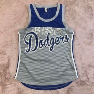 Vintage Y2K Dodgers Mesh‎ Jersey Tank, slim cut, LA Dodgers merch